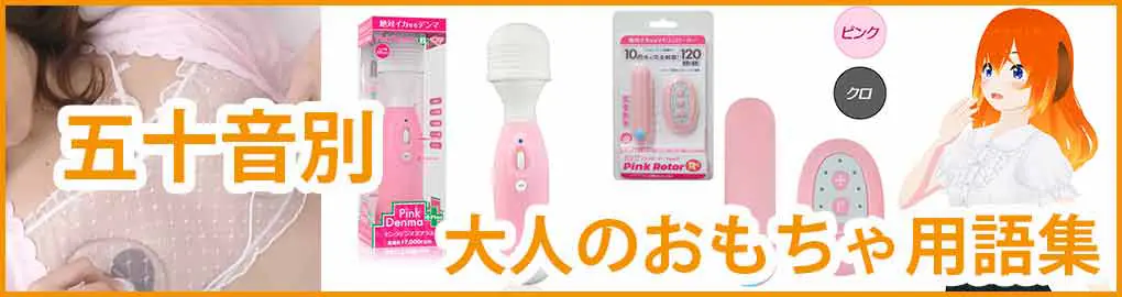 大人のおもちゃ用語集