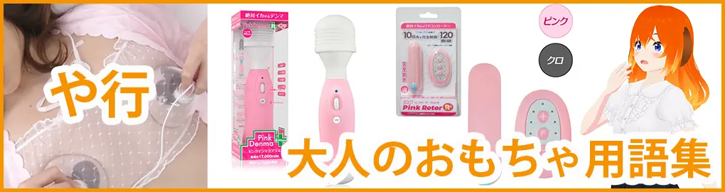 大人のおもちゃ用語集【や行】